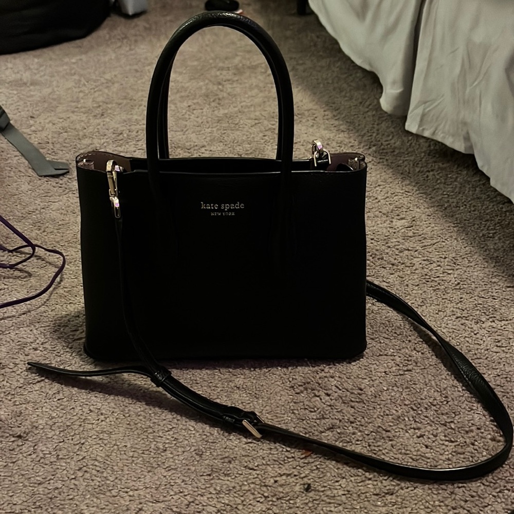 Kate spade black mini handbag